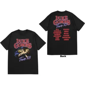 Luke Combs Unisex T-Shirt: Tour 23 Smashing Beer