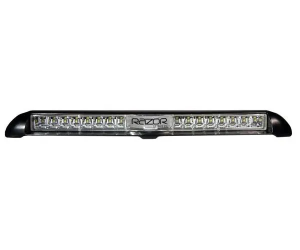 Lumitec Razor Flood Light Bar Flush Mount White LED Black Housing 12/24v