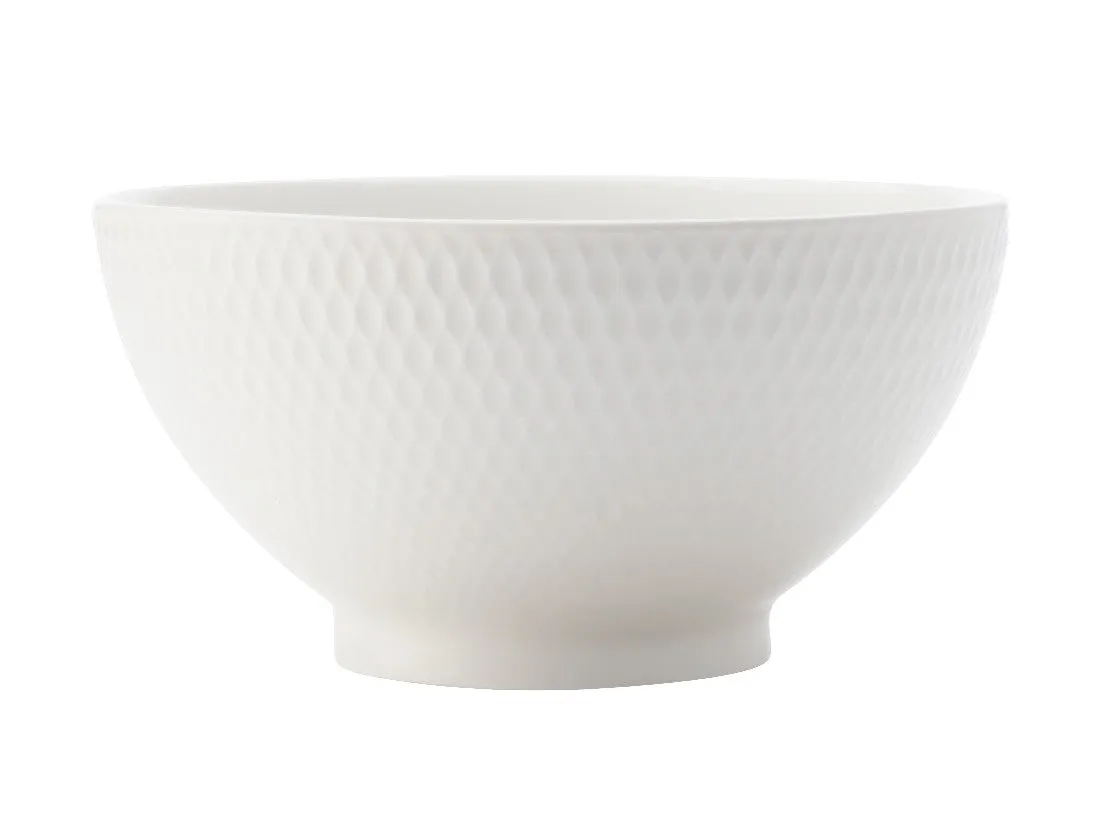 Maxwell & Williams White Basics Diamonds Rice Bowl 10cm