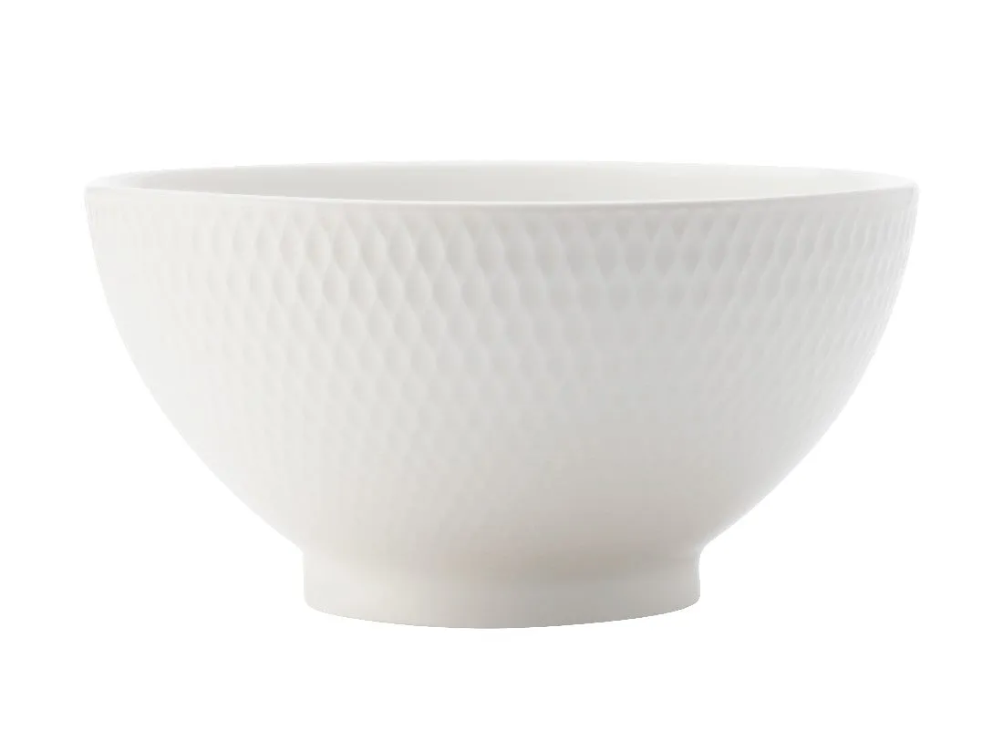 Maxwell & Williams White Basics Diamonds Rice Bowl 15cm