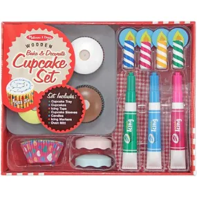 Melissa & Doug - Bake & Decorate Cupcake Set