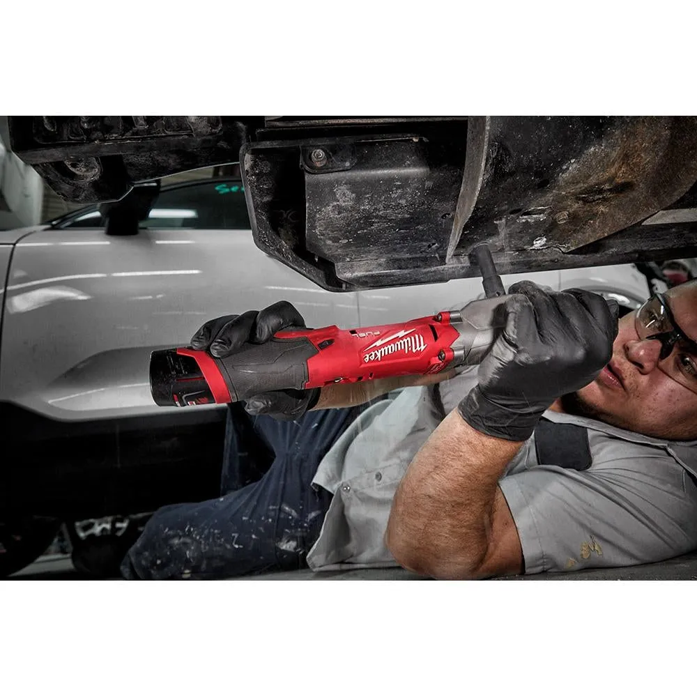 Milwaukee 2565-20 M12 FUEL 12V Lithium-Ion Brushless Cordless 1/2" Right Angle Impact Wrench with Friction Ring (Tool Only)