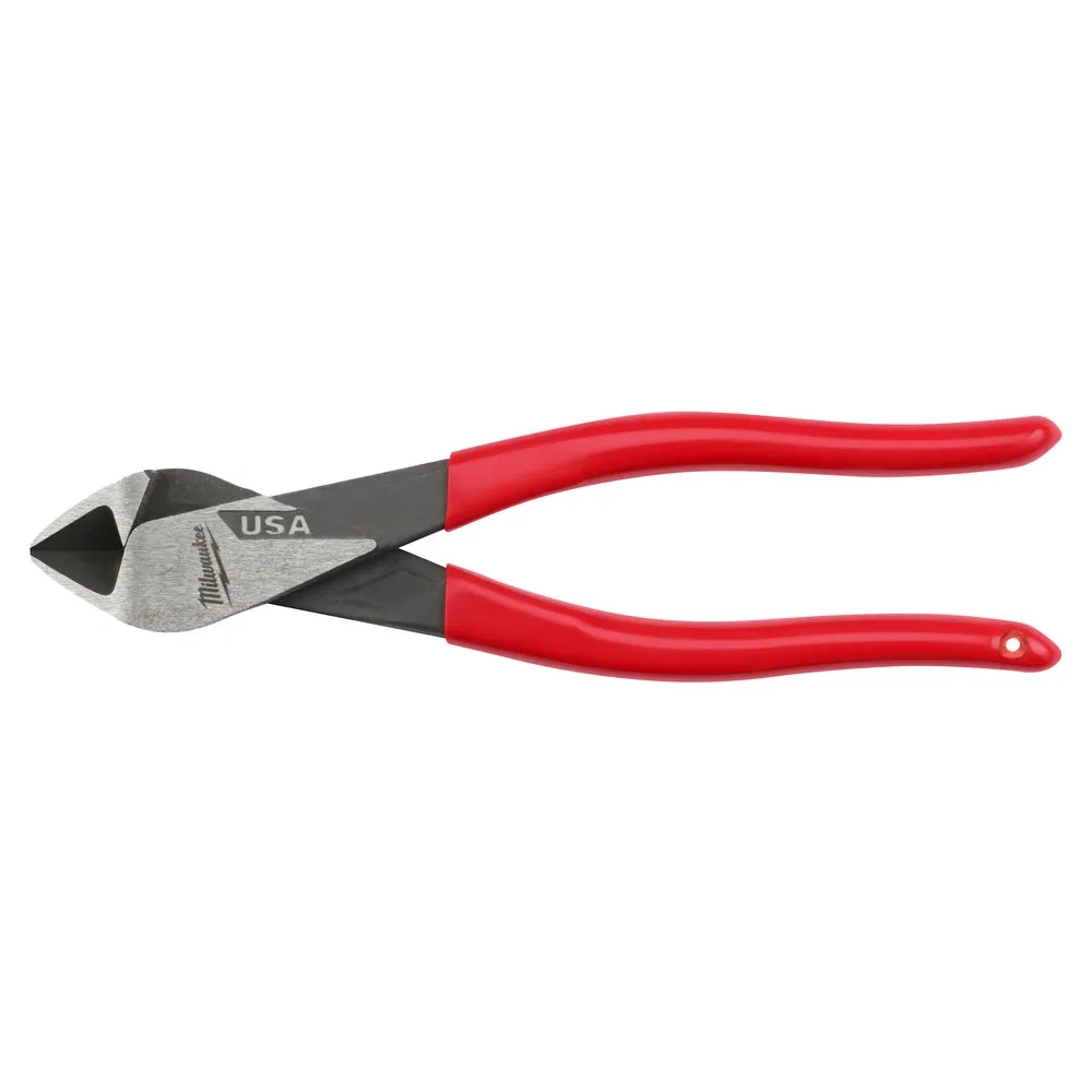 Milwaukee MT508 8" Diagonal Dipped Grip Cutting Pliers (USA)