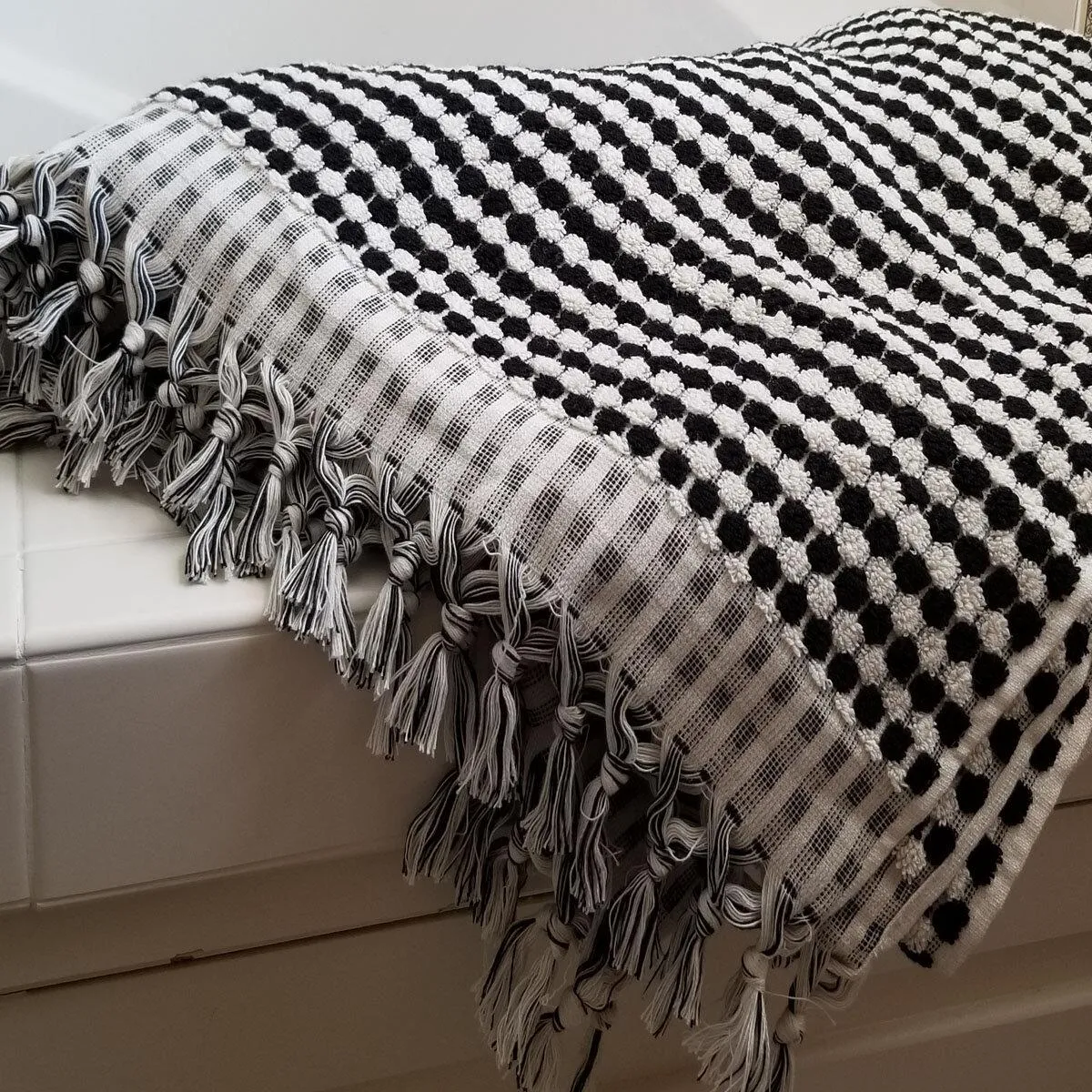 Monochrome Bath Towel