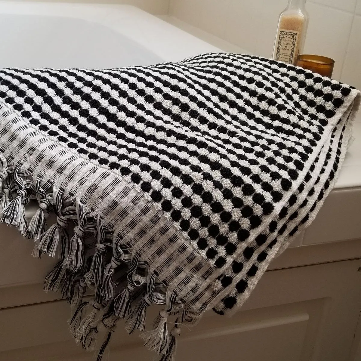 Monochrome Bath Towel