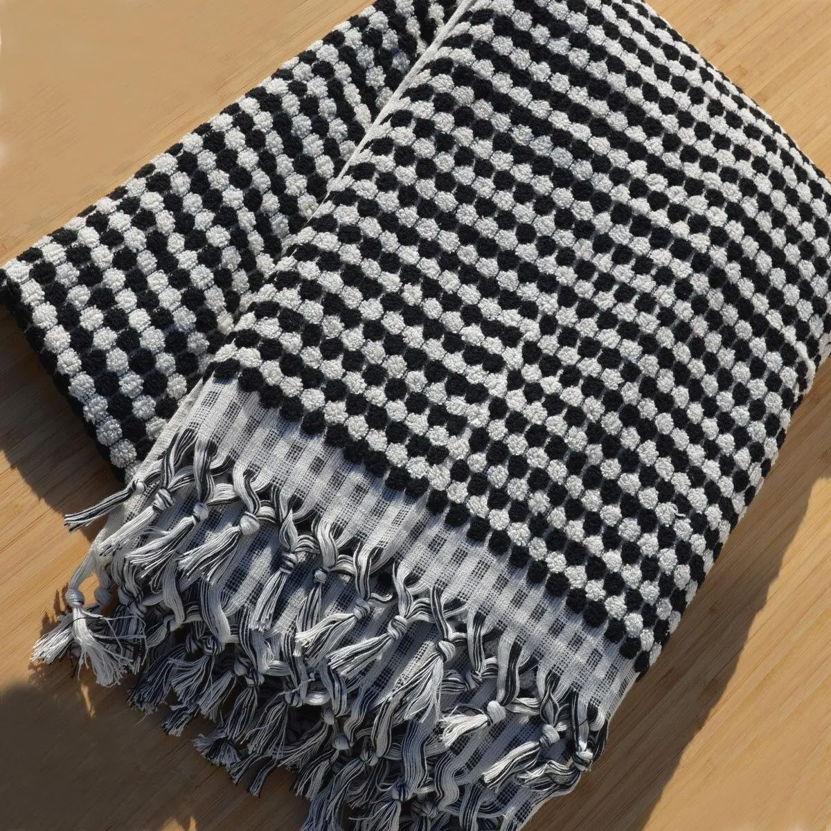 Monochrome Bath Towel