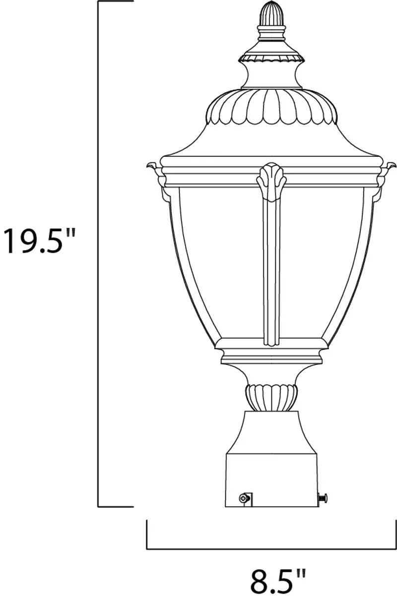 Morrow Bay DC Outdoor Pole/Post Mount