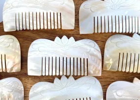 Mother Of Pearl Comb, Sku#190-2