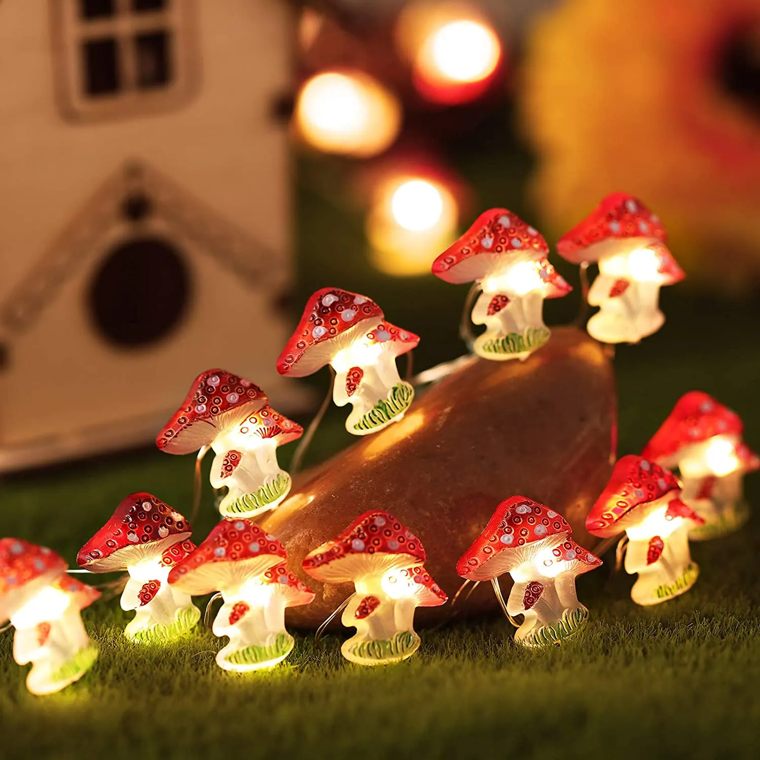 Mushroom String Lights