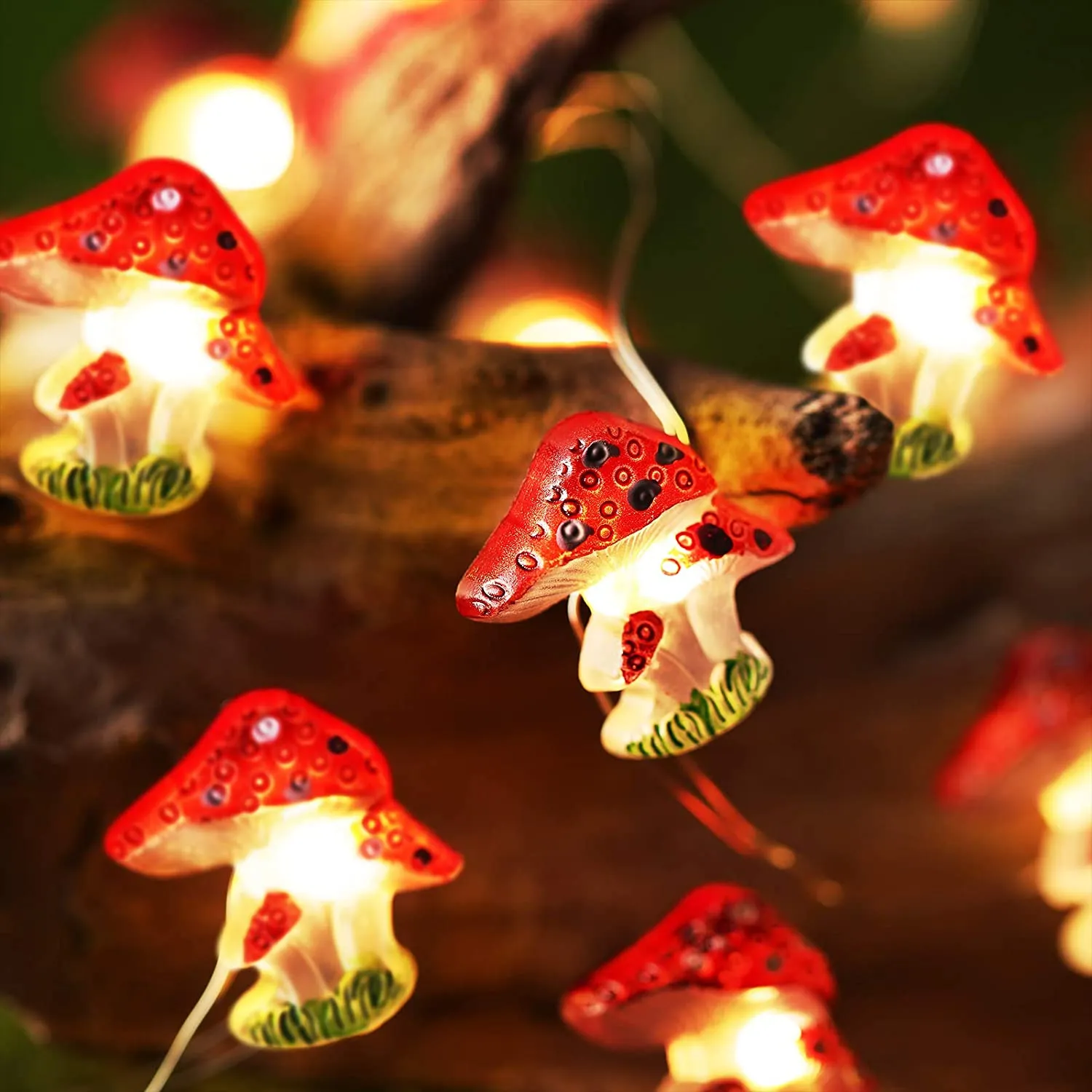 Mushroom String Lights