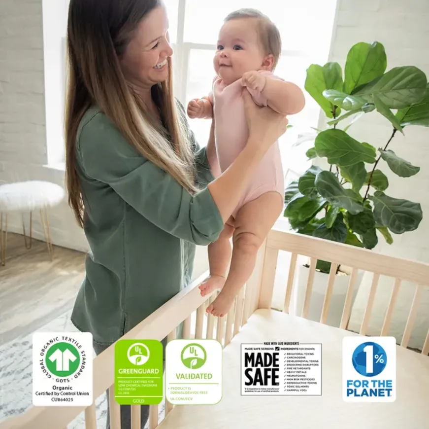 Naturepedic Organic Ultra Breathable 2-Stage Crib Mattress