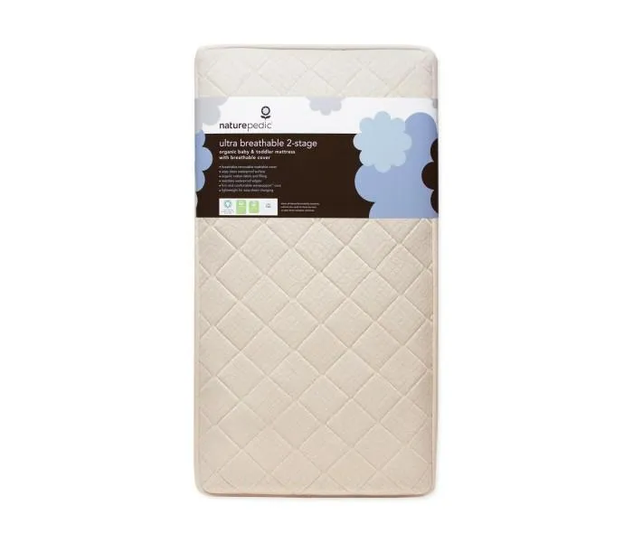 Naturepedic Organic Ultra Breathable 2-Stage Crib Mattress