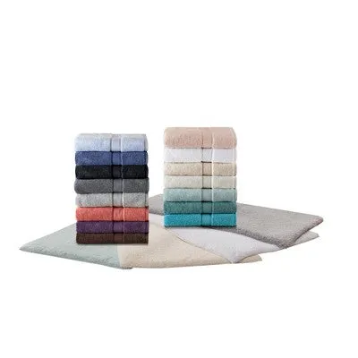 New - 8pc Cotton Bath Towel Set Purple