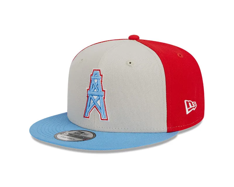 New Era Men's NFL Houston Oilers Sideline 9FIFTY Historic Cap