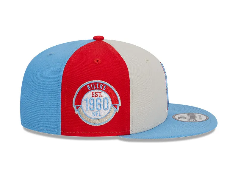 New Era Men's NFL Houston Oilers Sideline 9FIFTY Historic Cap