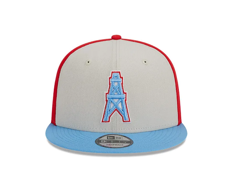 New Era Men's NFL Houston Oilers Sideline 9FIFTY Historic Cap