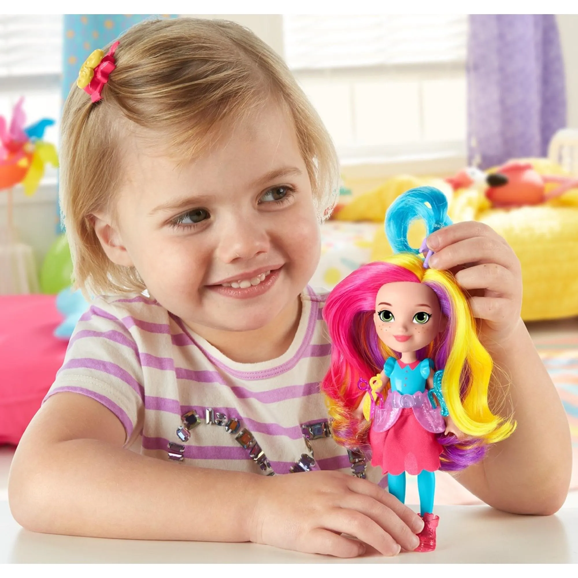 Nickelodeon Sunny Day's Fan-tastic Salon Playset, Doll, & Styling Tools