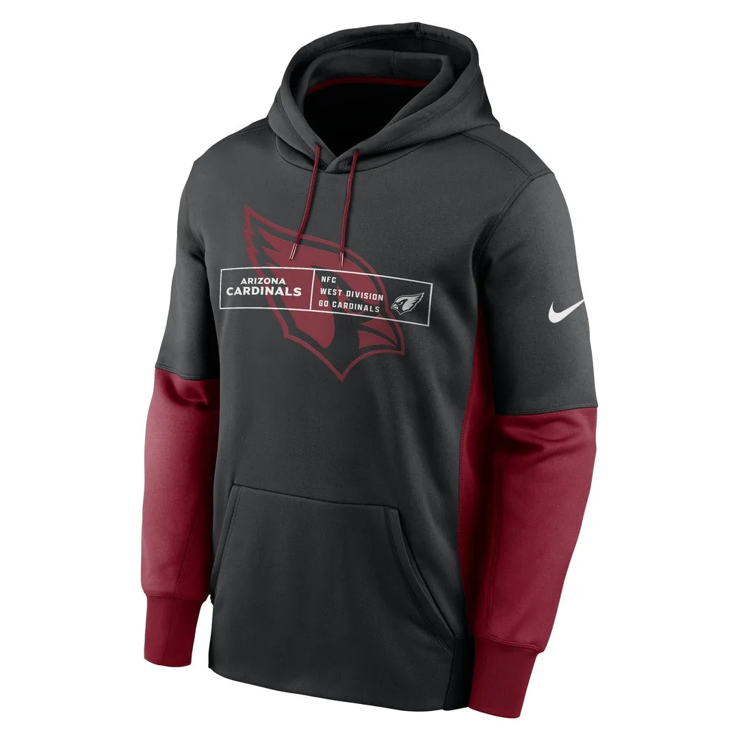 Nike Men's NFL Arizona Cardinals Therma Color Block Hoodie