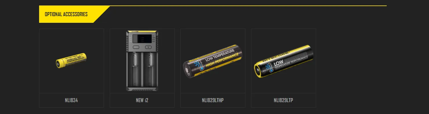 NITECORE HC65 H/LAMP 3400MAH BATTERY  USB CABLE