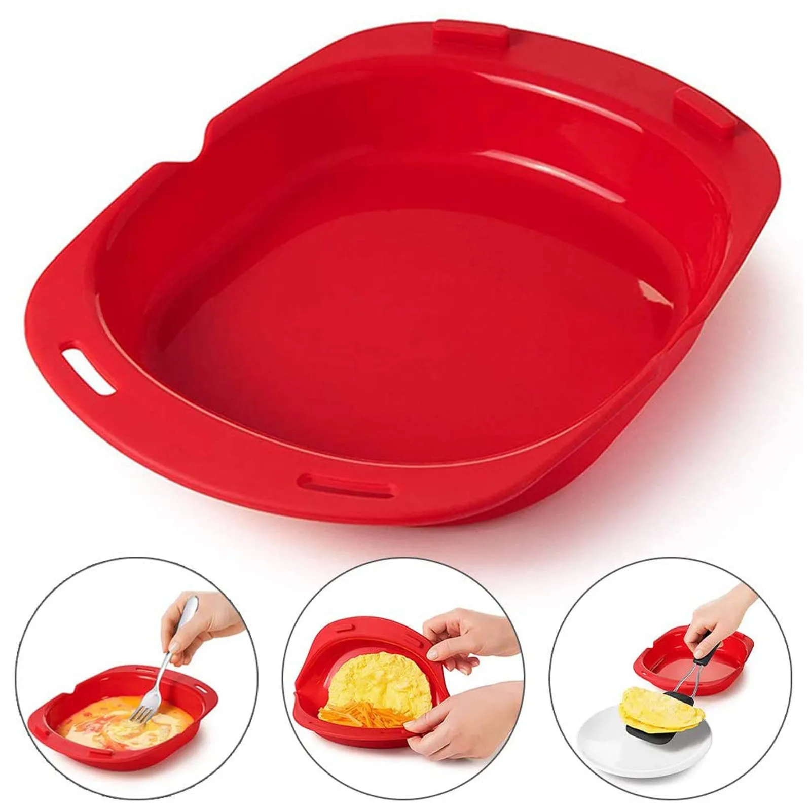 Non-Stick Microwave Omelette Maker