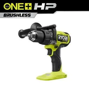 Open Box - Ryobi ONE  HP 18V PBLHM101 Brushless Cordless 1/2 in. Hammer Drill-Bulk Packaged