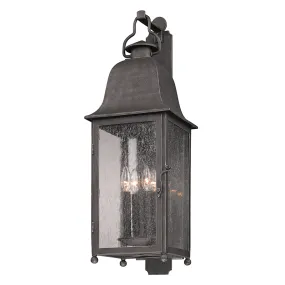 Outdoor   Aged Pewter Large Wall Lantern