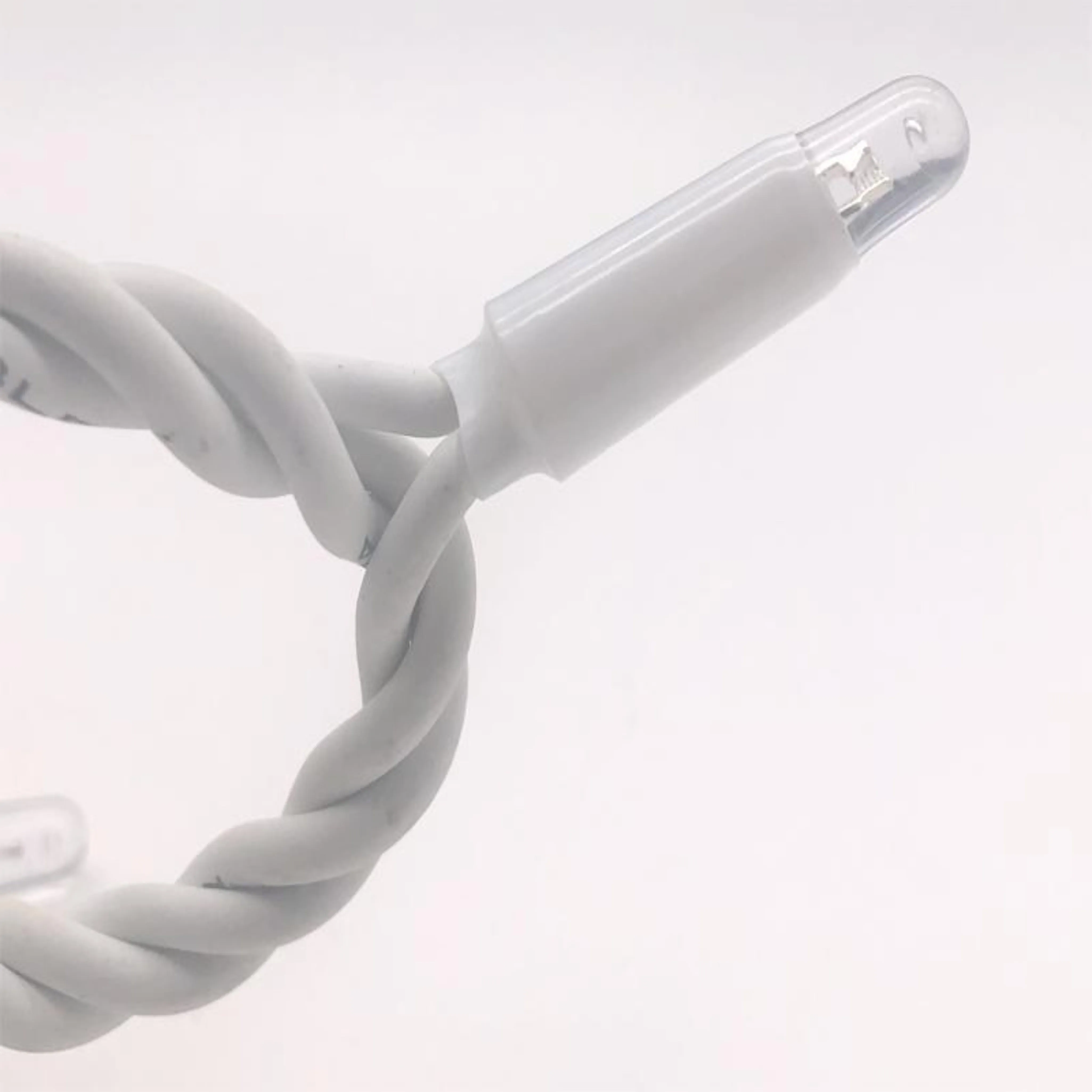 Outdoor Fairy Lights | 10m White Rubber Cable Connectable | Pro Series