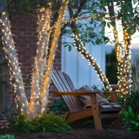 Outdoor Fairy Lights | 10m White Rubber Cable Connectable | Pro Series