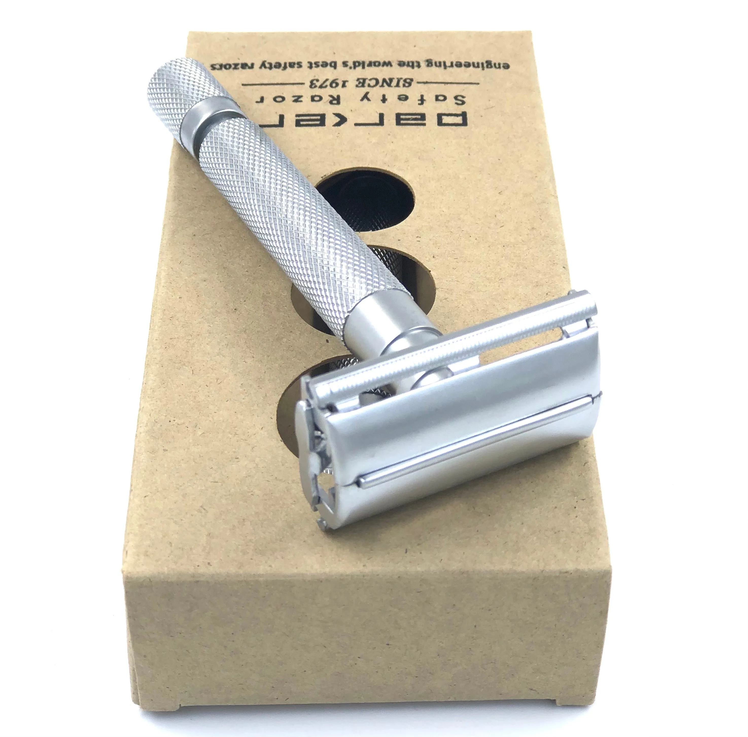 Parker 74R Safety Razor, Satin Chrome