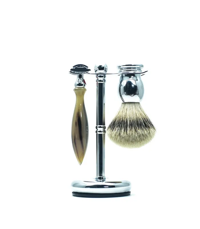 Parker - Chrome Safety Razor and Brush Stand, STD1