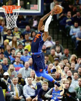 Paul George "Power Slam" Oklahoma City Thunder Premium NBA Poster Print - Photofile 16x20