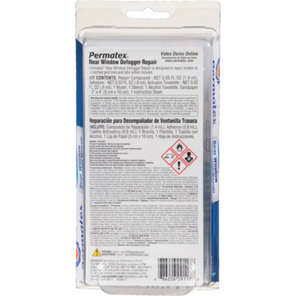 Permatex Defogger Window Repair Kit- 09117