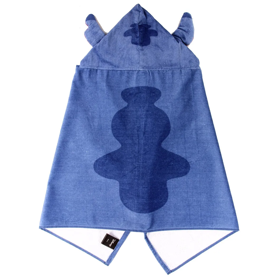 Personalized Embroidered Hooded Towel - Stitch