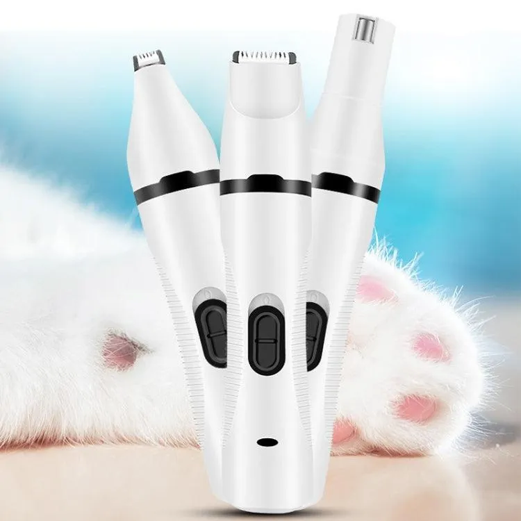 Pet Grooming USB Electric Shaver and Nail Care Polisher