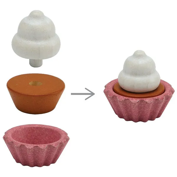 Plan Toys Cupcake Set