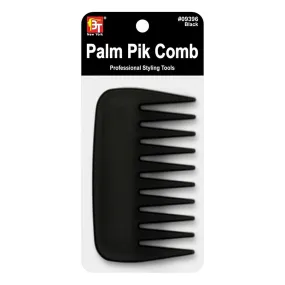 PLASTIC COMB 3-N-1 FISH COMB SMALL (BLACK)