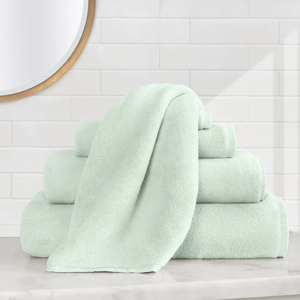 Plush Mint Green Towel Spa Bundle (2 Wash   2 Hand   4 Bath Towels)