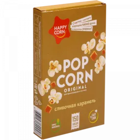 Popcorn "Happy Сorn" creamy caramel, 100g