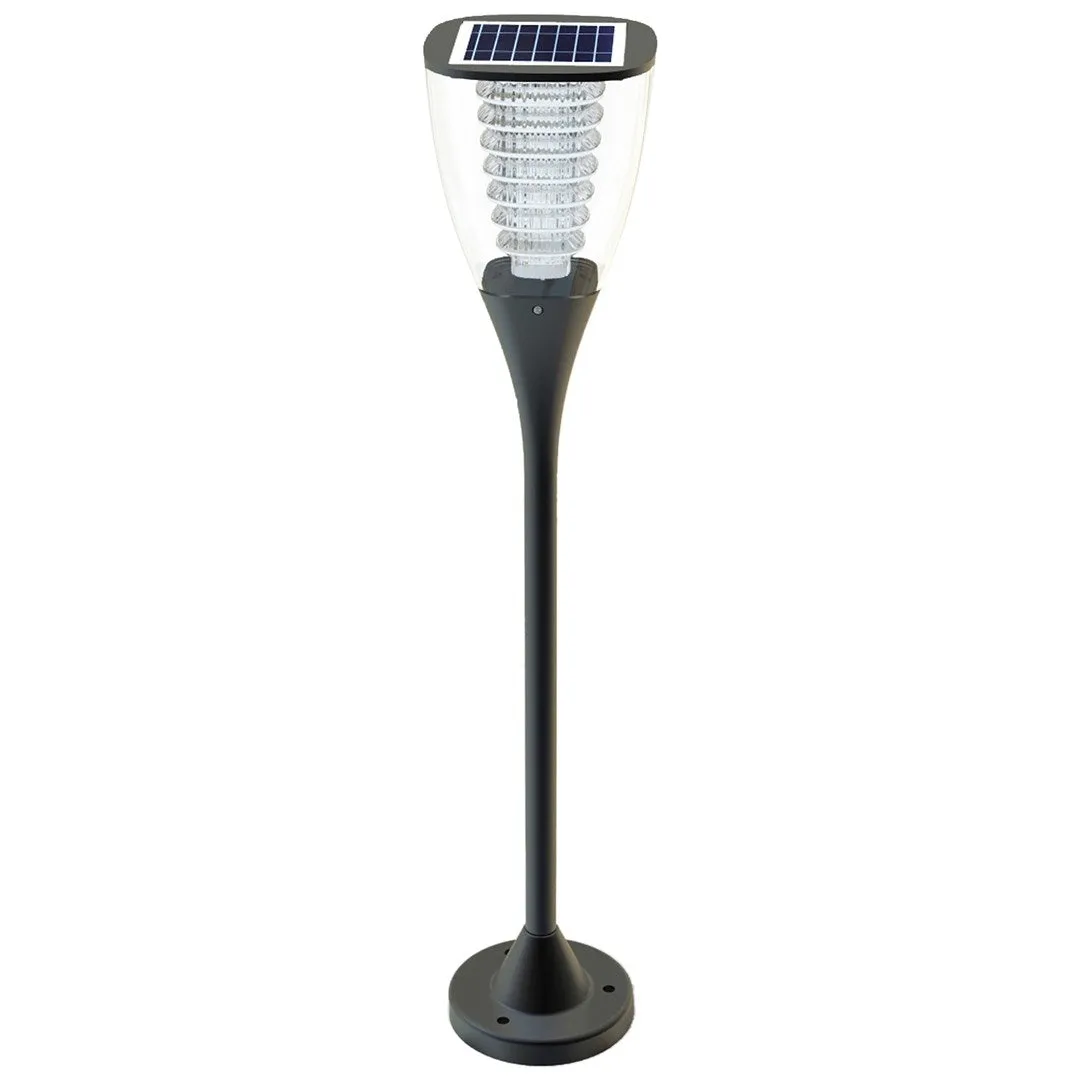 Powerneed Esl-25H Outdoor Lighting Outdoor Pedestal/Post Lighting Non-Changeable Bulb(S) Led Black