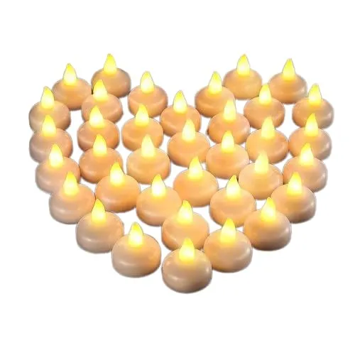 Prancing Unicorn Smokeless LED Floating Candle Decorative LED Floating Candles Light Combo for Diwali Decoration Water for Home Decoration Mary Christmas Happy New Year(Pack of 24)