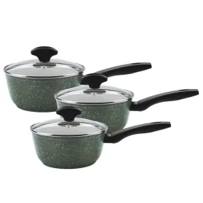 Prestige Eco 3 Piece Non-Stick Saucepan Set