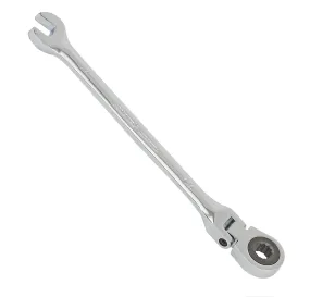 PROFERRED FLEX RATCHETING COMBINATION WRENCH - CHROME FINISH 1/4"