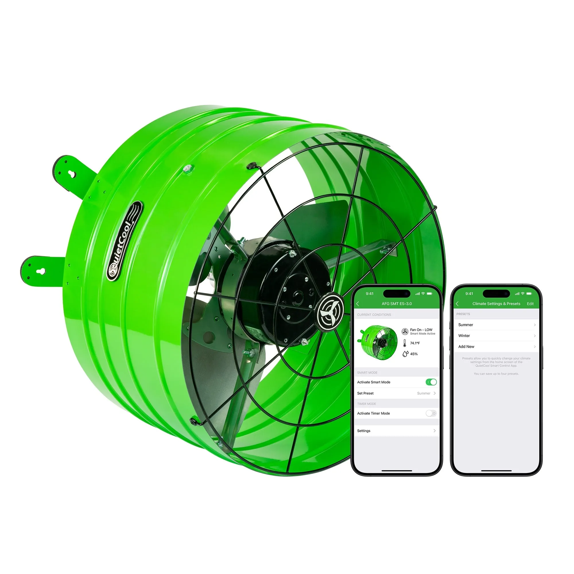 QuietCool Smart App Controlled Attic Gable Fan