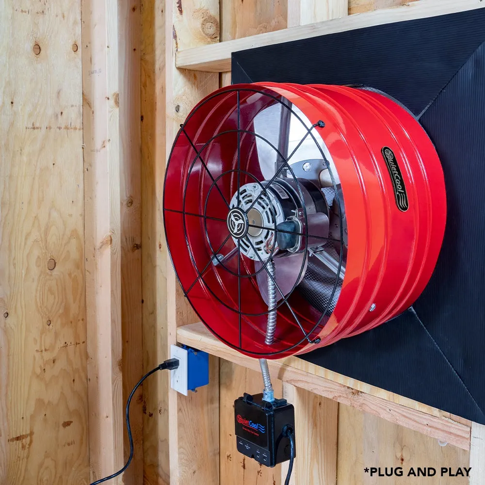 QuietCool Smart App Controlled Attic Gable Fan