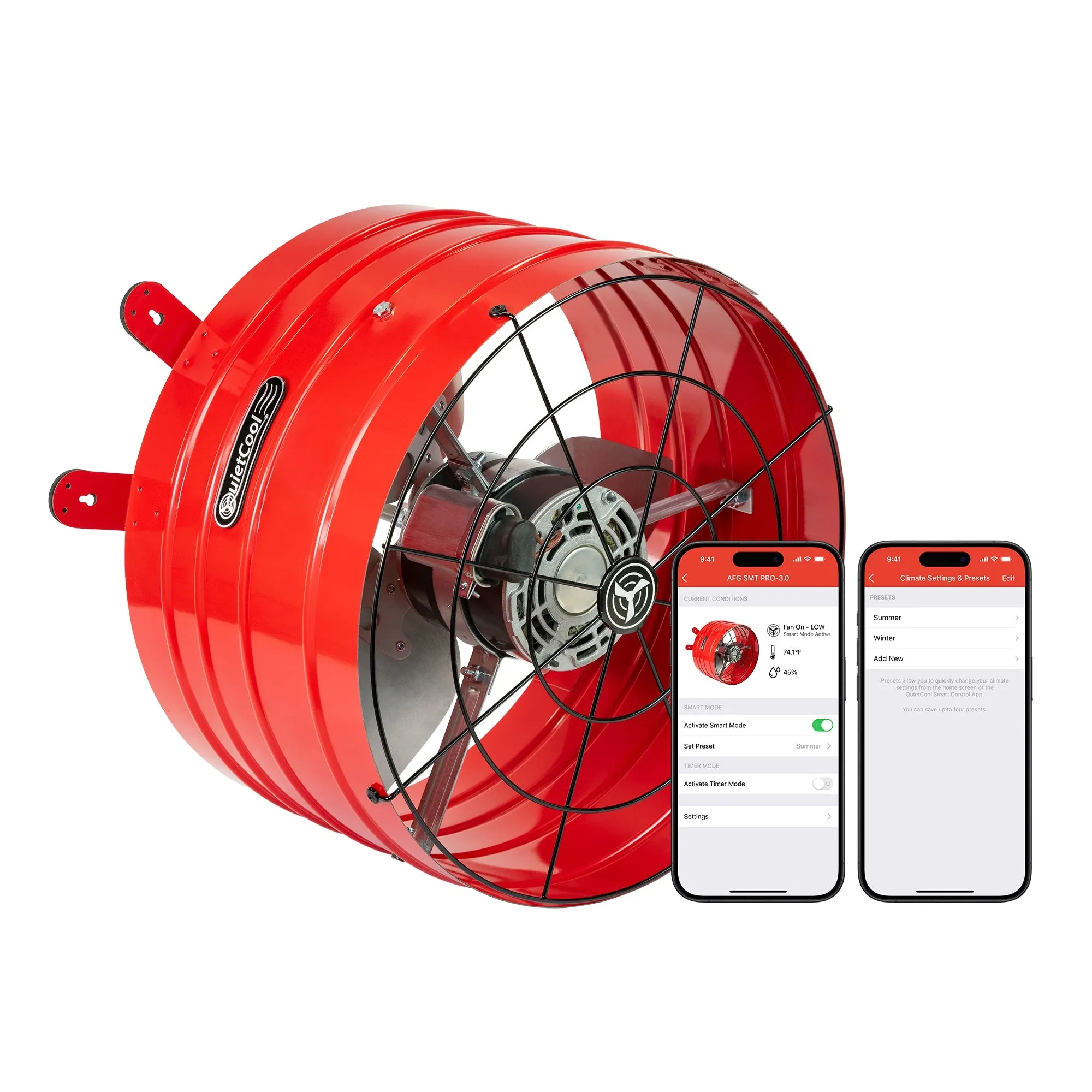 QuietCool Smart App Controlled Attic Gable Fan