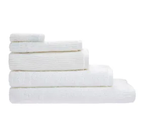 Reed 550GSM Cotton Bath Towel Range White