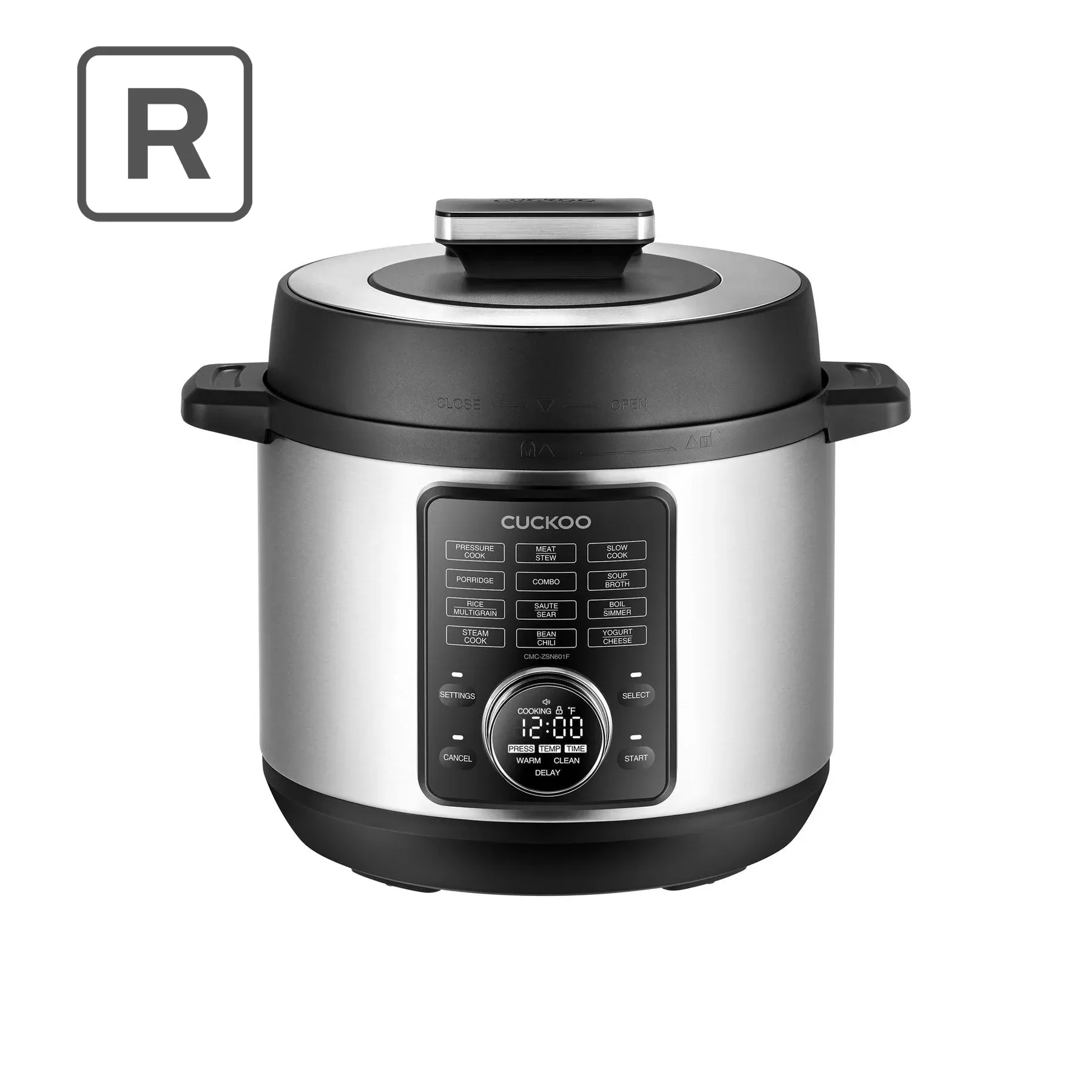 Refurbished B grade 6-Quart 8-in-1 Pressure Cooker (CMC-ZSN601F)