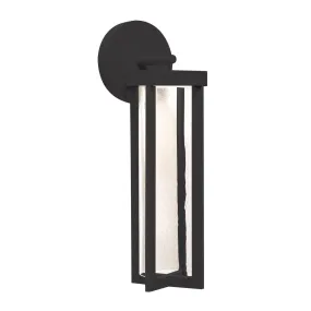 Rivers 18 in. LED Outdoor Wall Light Black Finish