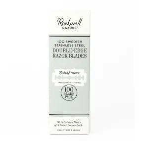 Rockwell Razors - Double Edge Razor Blades - Pack of 100 Blades