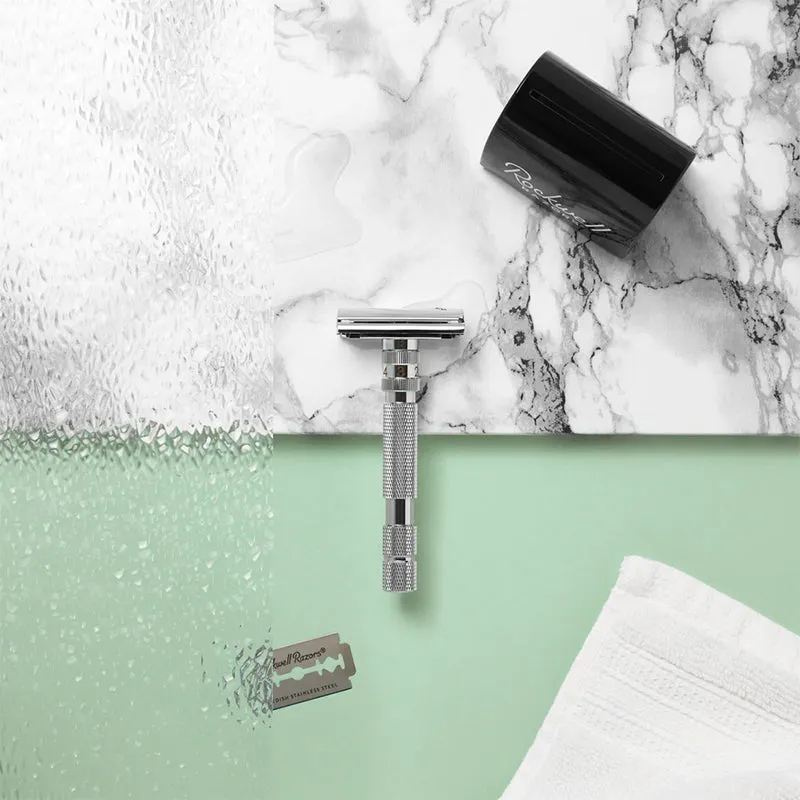 Rockwell Razors - T2 Razor, White Chrome